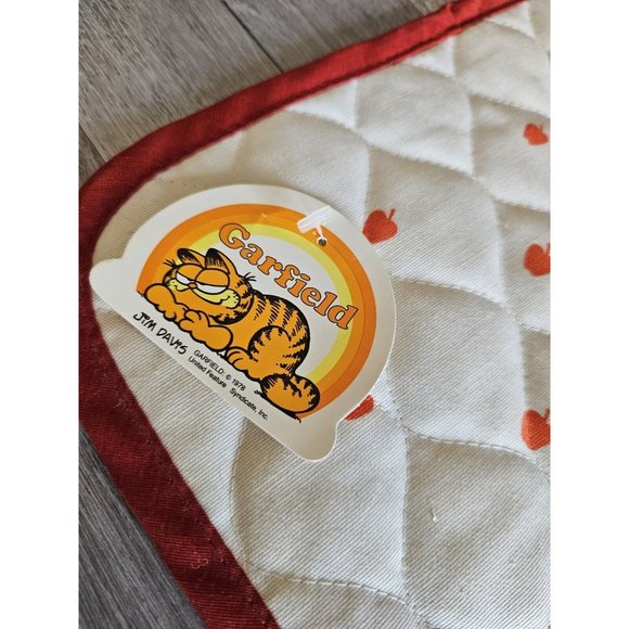RARE NOS Vintage Garfield Jim Davis 2 Placemats w HANG TAGS 1970s New - Picture 5 of 12